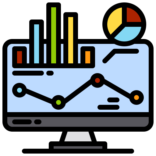 Bizont | Monitor graphics icon